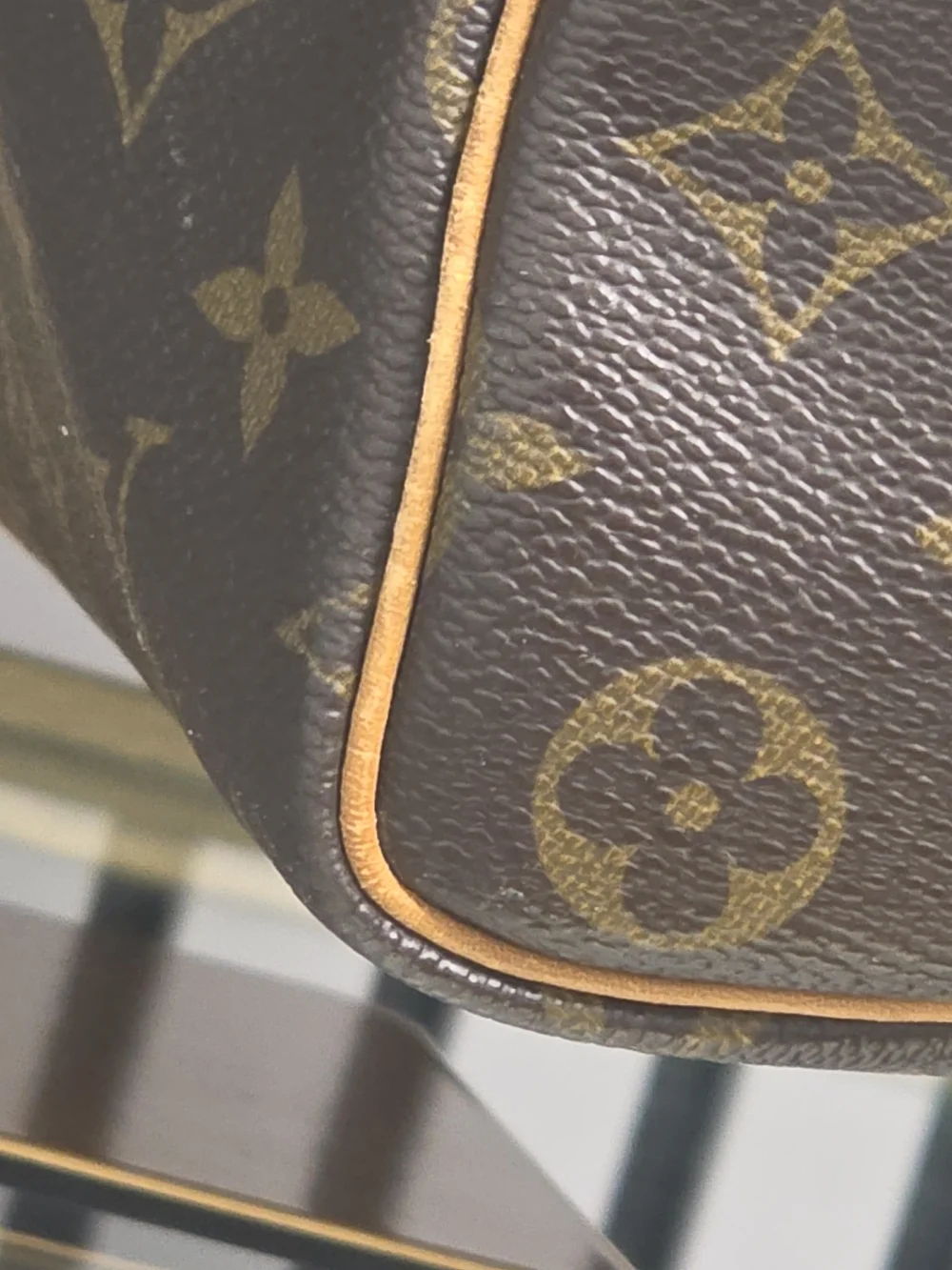 Louis Vuitton Brown Monogram Keepall 45 Travel Duffel
